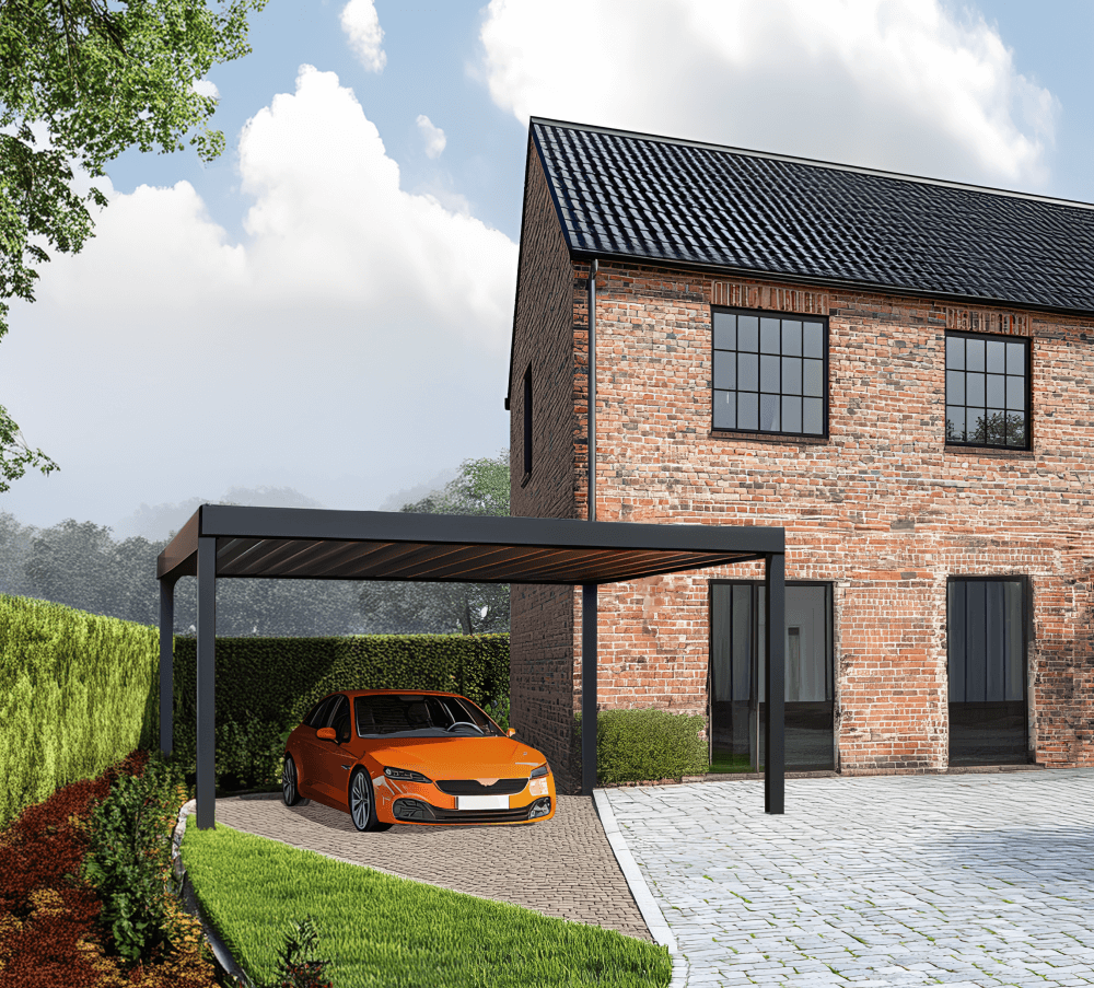 Supported Carport